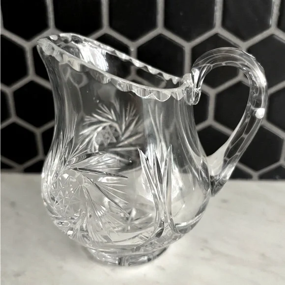 Pinwheel Crystal Mini Pitcher - Picture 3 of 8